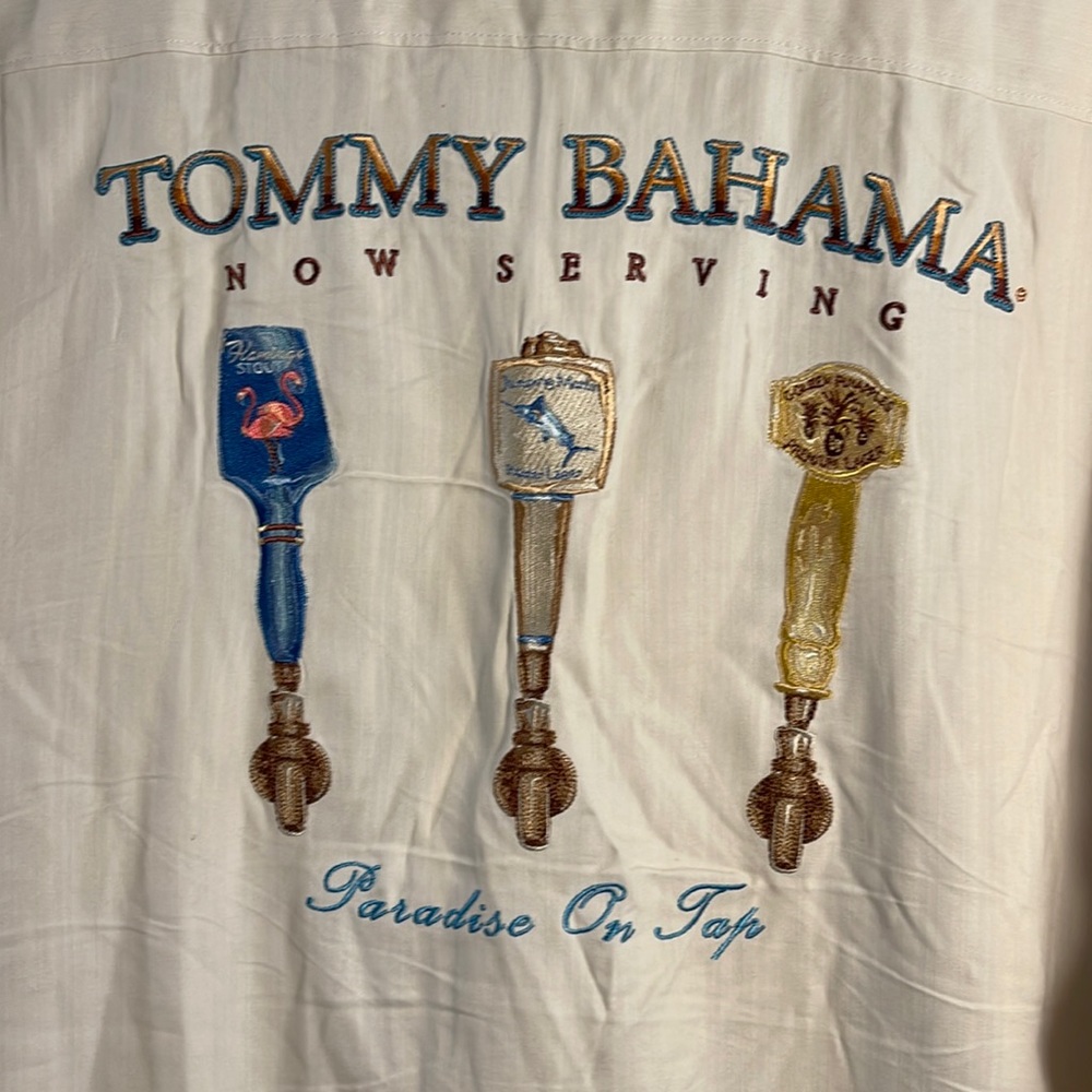 Tommy Bahama embroidered shirt